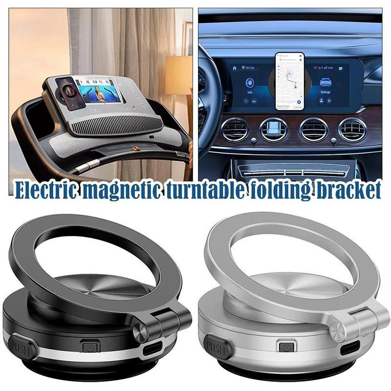 Car Magnetic Phone Holder, 360° Rotatable Phone Car Holder, Universal Magnetic Mount Bracket, Vacuum Adsorption Car Phone Holder