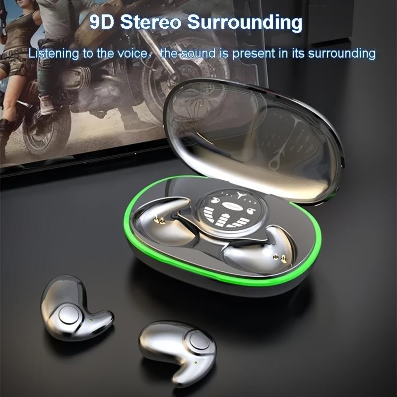 Wireless Sleep Earbuds, Invisible Headphones, Bt5.3 Side Sleep Dedicated Mini Meatus Acusticus Sleep Headset, Invisible in-Ear Mini Headphones for Samsung Android