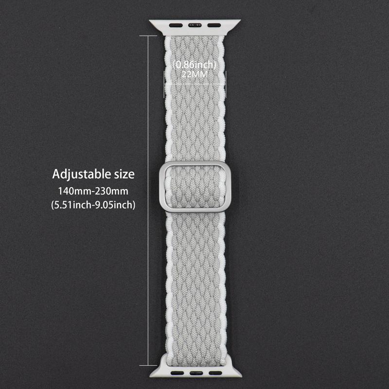 Nylon Watch Band for iWatch (Band Only) (1 Count), Fashionable Replacement Watch Band for Men & Women, Durable Watchband for Apple Watch