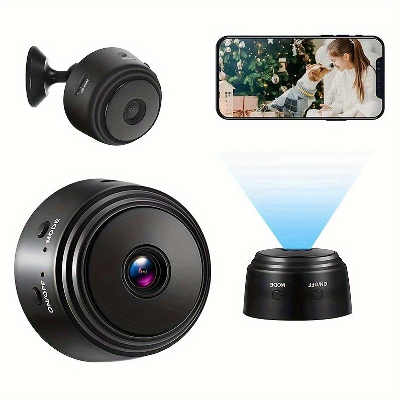 Wireless Mini Camera with Magnetic Back Cover, USB Rechargeable, Non-Waterproof, ≤ 36V Working Voltage, Support Wi-Fi, Rechargeable Lithium Polymer Battery, Suitable for Home, Pet, Vehicle Monitoring