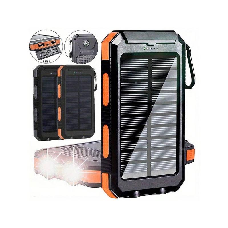 2024 20000mAh Power Bank Super USB Portable Solar Charger Power Bank