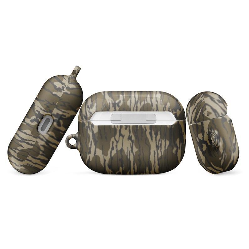 Camo Case Cover for AirPods In Real Old School Hunting Camouflage Bottomland Cute Gift