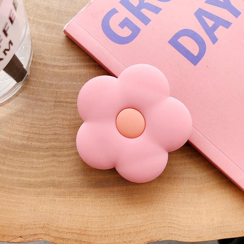 Ins Cute Colorful Flowers Foldable Mobile Phone Stand Holder Finger Ring Grip Bracket For iPhone 14 Pro Max Samsung A54 Xiaomi