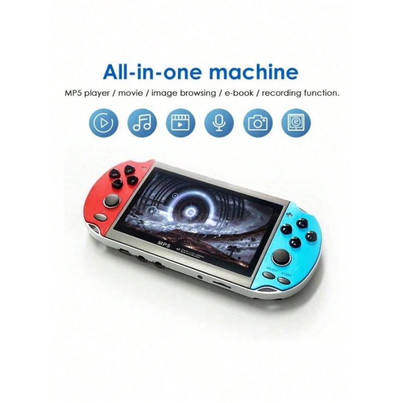 X7 Handheld Game Console With Pre-Load 1200+ Games, Portable Video Games Support Double Player, Classic Arcade Retro Game, Xmas New Year Gifts Birthday Present For Kids Adult Teens Birthday New Year Gift Valentine's Day Gift