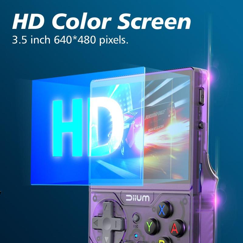 3.5 Inch Handheld Game Console, 1 Count Retro HD Screen Game Console, Wireless Connection Game Console, Long Endurance Game Console for Home, Gaming Peripherals Set