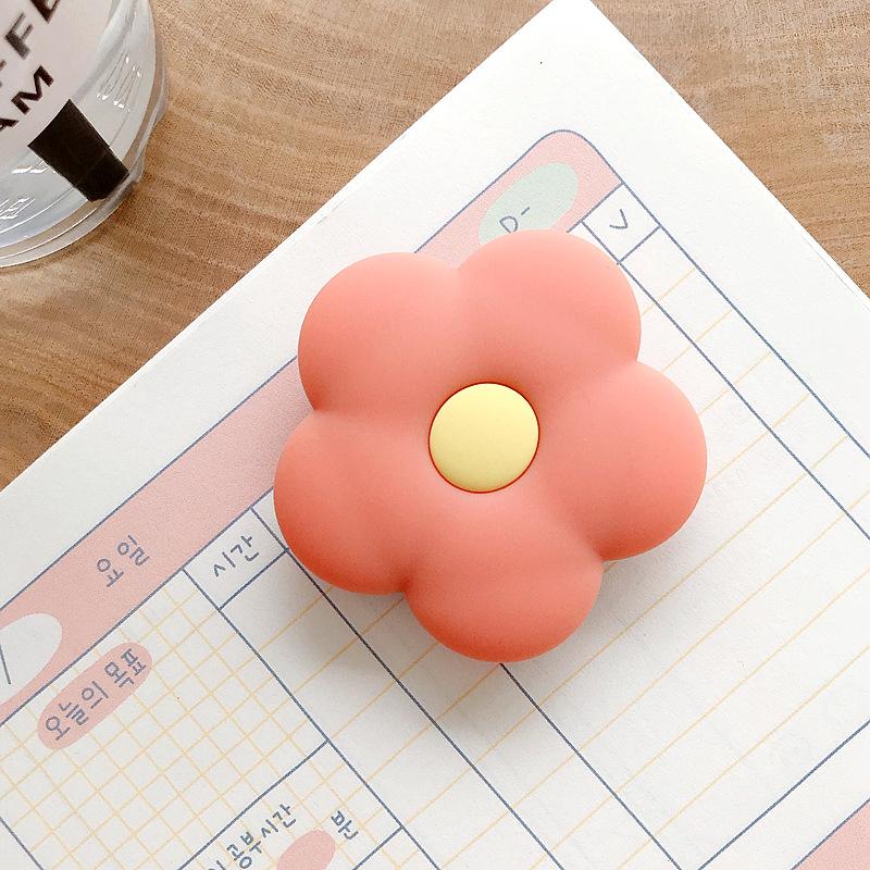 Ins Cute Colorful Flowers Foldable Mobile Phone Stand Holder Finger Ring Grip Bracket For iPhone 14 Pro Max Samsung A54 Xiaomi