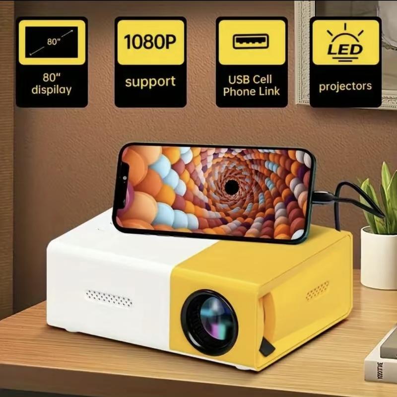 Portable Mini Projectors LED Micro Projector 1080 Home Party Meeting Theater Projector