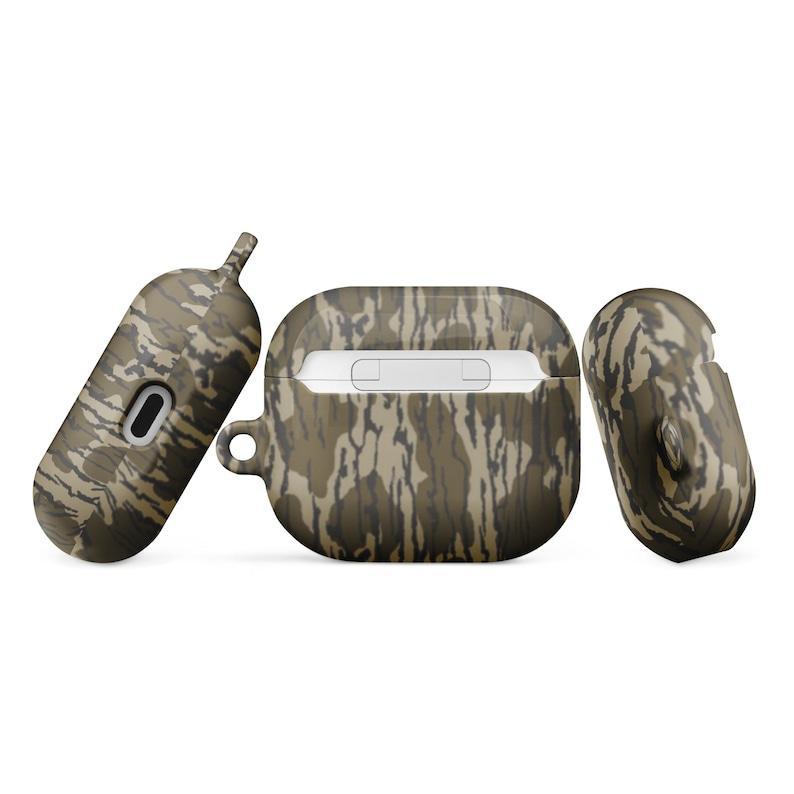 Camo Case Cover for AirPods In Real Old School Hunting Camouflage Bottomland Cute Gift