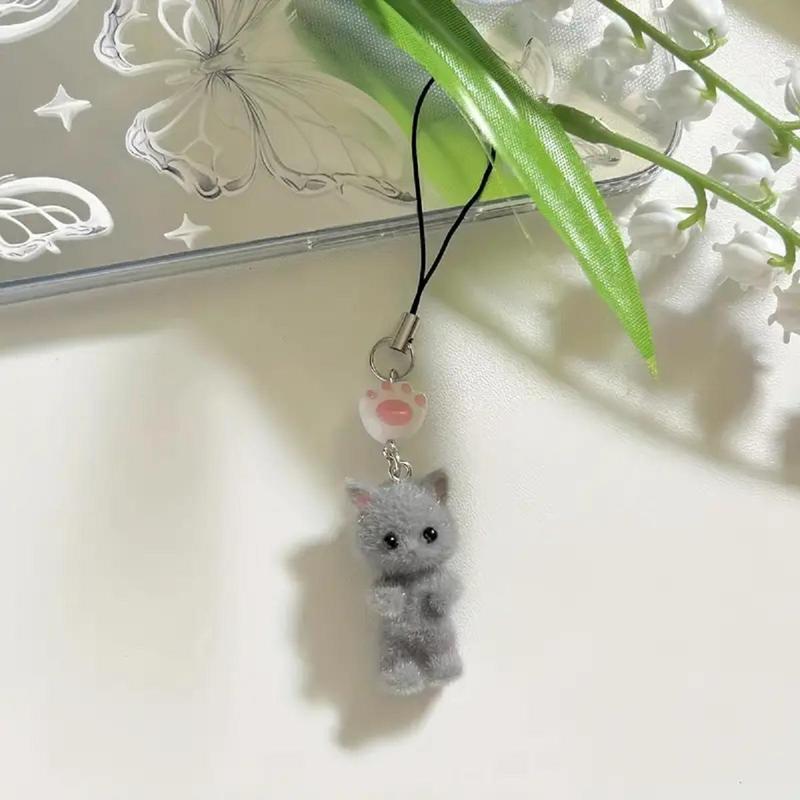 Cute Cat Design Phone Chain, Cute Phone Decorative Lanyard, Fashion Phone Charm for Women & Girls, Mobile Phone Decoration Accessories