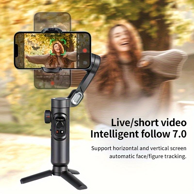 3-Axis Foldable AOCHUAN XE Handheld Gimbal Stabilizer for iPhone Xiaomi Samsung Smartphone Cellphone Video Record Vlog PTZ