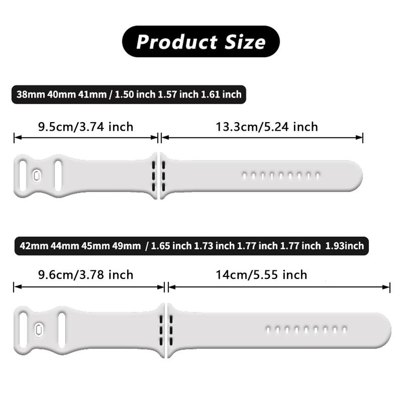 Christmas Theme Silicone Watch Band, 1 Count Durable Sports Replacement Watch Band for Men & Women, Wearable Accessories for Apple Watch Series 9 8 7