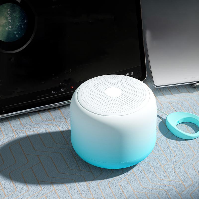 Portable Wireless Speaker, IP67 Waterproof TWS Wireless Bluetooth-compatible Speaker, Hands-free Desk Speaker for Home Office