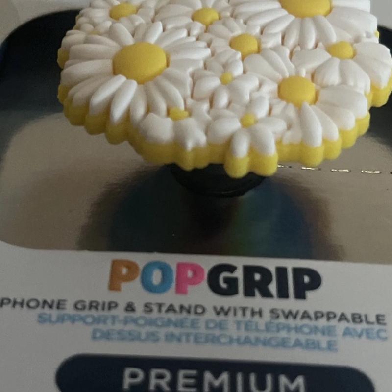 NEW Popsocket Popgrip Daisy Premium Phone Grip & Stand Flower Swappable Top Accessories