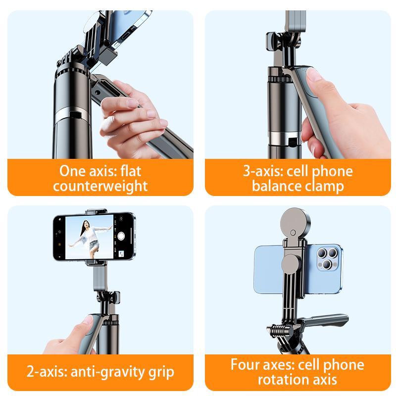 Selfie Stick Tripod, Mobile Tablet Holder, Remote Control Selfie Accessory, with Fast Charging Cable, Suitable for Apple 15 14 13 phone holder