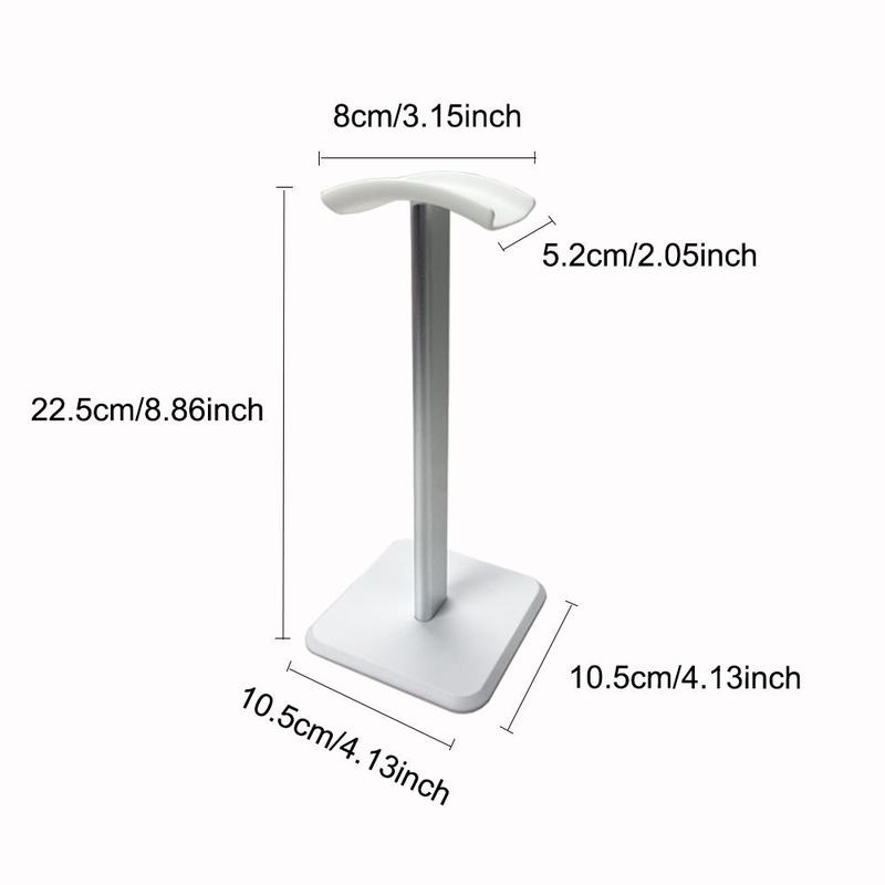 Solid Desktop Headset Holder, 1 Count Stable Durable Headphone Rack, Headset Stand for Home Office