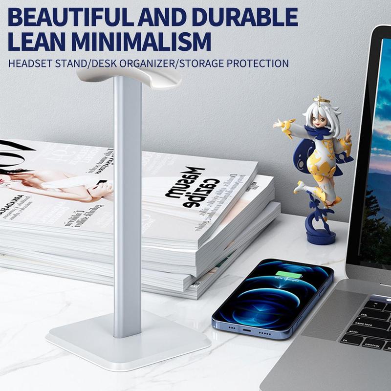 Solid Desktop Headset Holder, 1 Count Stable Durable Headphone Rack, Headset Stand for Home Office