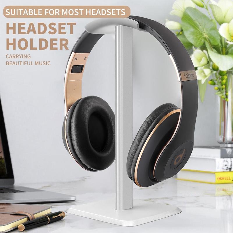 Solid Desktop Headset Holder, 1 Count Stable Durable Headphone Rack, Headset Stand for Home Office