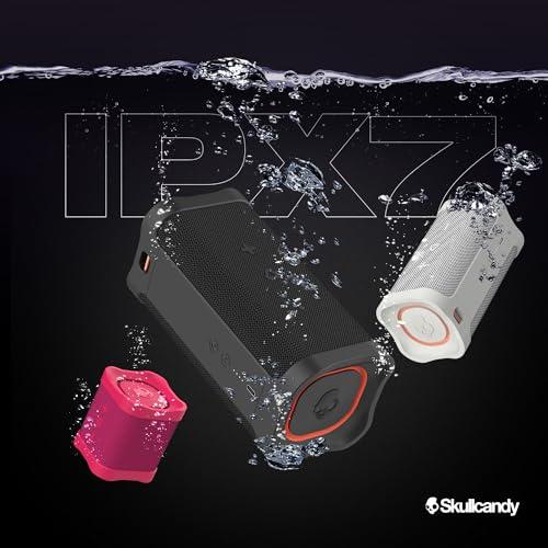 Skullcandy Terrain Mini Wireless Bluetooth Speaker - IPX7 Waterproof Portable with Dual Custom Passive Radiators, 14 Hour Battery, Nylon Wrist Wrap, & True Stereo