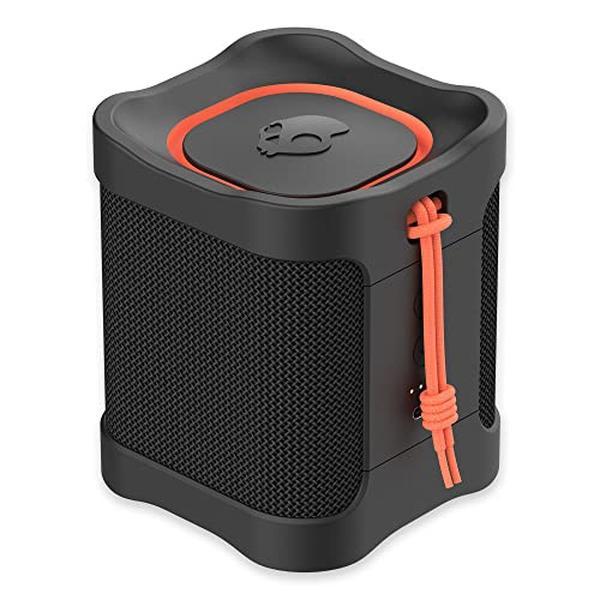 Skullcandy Terrain Mini Wireless Bluetooth Speaker - IPX7 Waterproof Portable with Dual Custom Passive Radiators, 14 Hour Battery, Nylon Wrist Wrap, & True Stereo