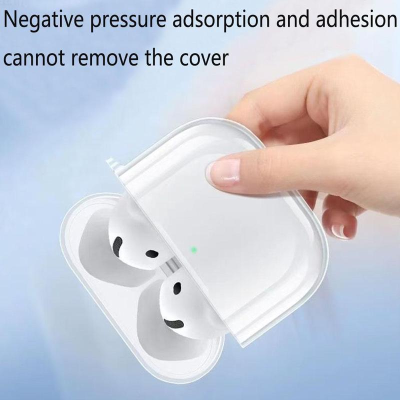 Clear TPU Earphone Case, 1 Count Earphone Protective Cover, Earphone Accessories Compatible with AirPods 1 2 3 4 Pro Pro2