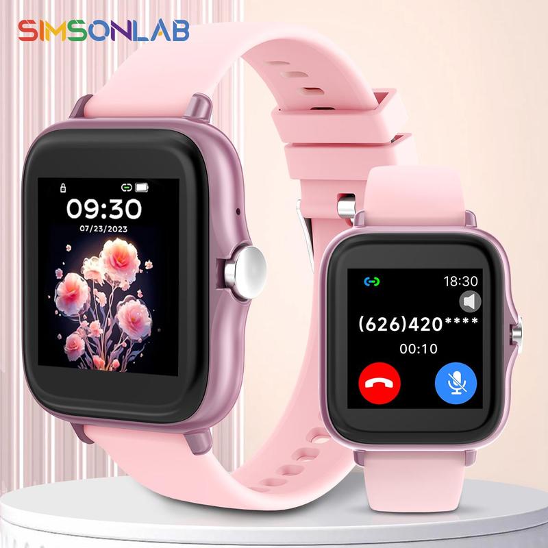 SIMSONLAB 1.44 Inch Multifunctional Smart Watch, Fashion Digital Watch with Dial & Multi-sports Modes Sports Watch for Women & Men