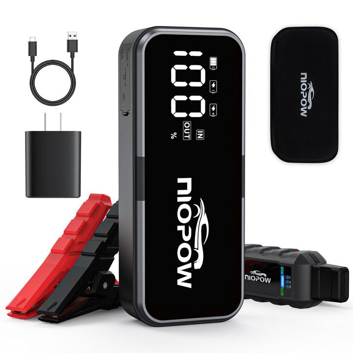 NIOPOW V1 5000A Car Jump Starter, 12V Portable Lithium Booster with 3.3