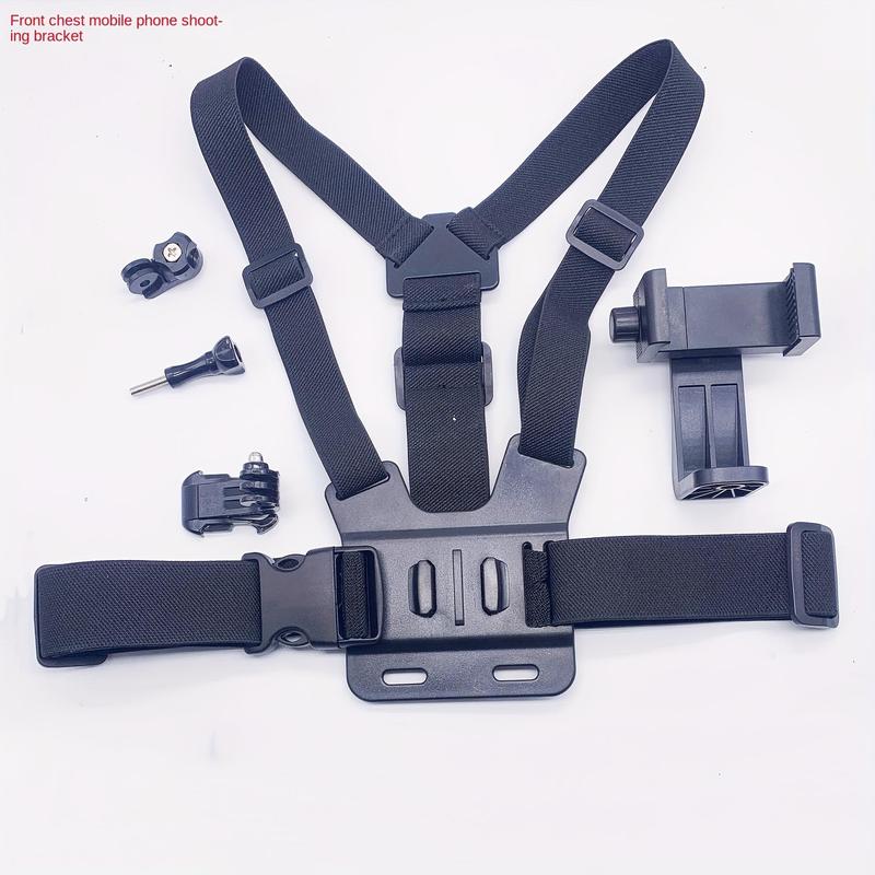 Outdoor Sports Camera Chest Strap Accessories, 1 Set Magnetic Suction And Rotation Interface Stabilizing stand Set, Combined With Outdoor Sports Phone Camera No slipping Holder