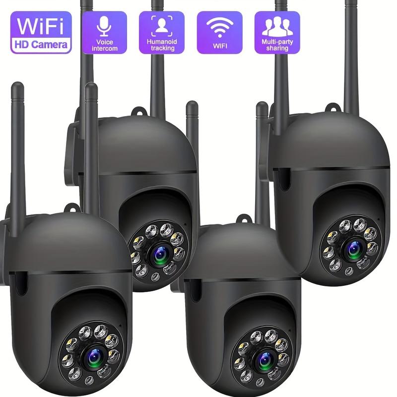 HD WIFI Surveillance Camera, Indoor And Outdoor Long Range HD Night Vision Camera, 355 Degree Intercom Home Security Camera, 2.4G Home Security System, AI Mobile Detection, Two-Way Audio, Color Night Vision, Home Surveillance Security System