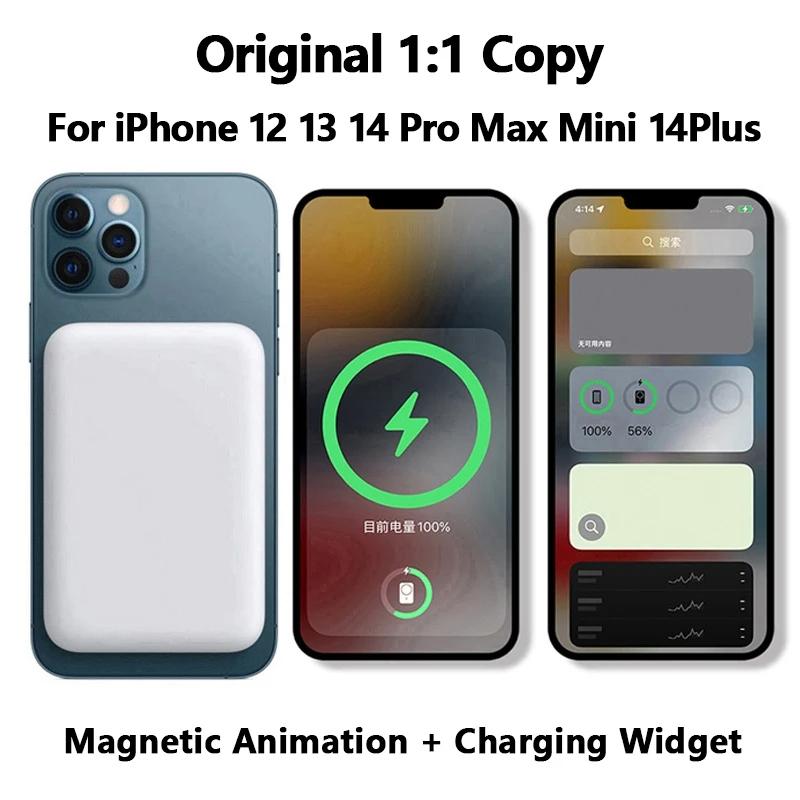 Magnetic wireless portable charger10000mAh magnetic power bank,15W PD fast charging Mag Safebattery pack, suitable for iPhone15 14 13 Mini Pro Pro Max watchheadphone power bank mobile powersupply KU