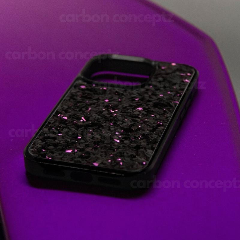 FORGED Carbon Fiber iPhone Case - Purple Forged