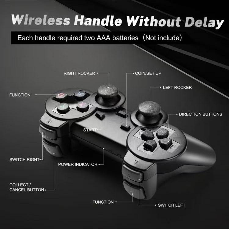 [Upgrade Came】 :tiktokshop gamersupermario family retrogames,Retro Game Stick with Wireless Controllers,video game Built-in 40+Emulators, 4K hdml output,Controller,for TV Plug and Pl