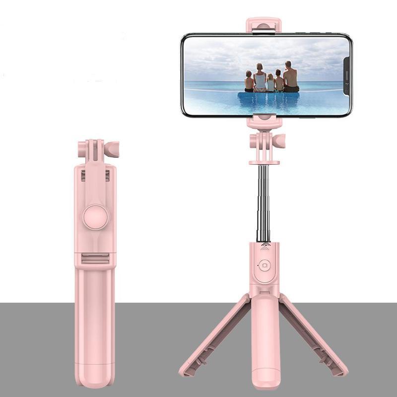 Portable Telescopic Selfie Stick Tripod withRemote Control,Bluetoothcompatible Selfie Tripod Stand, UniversalExtensible Wireless Selfie Tripod for iPhoneSummer Gift, Selfie Accessories Compatible withiPhone Samsung Smartphones Cellphone