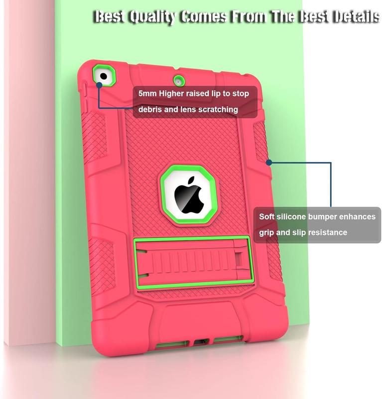 Heavy Duty Case for iPad 9th Generation, iPad 8th Generation,iPad 7th Generation  - Shockproof Rugged Protective Armor Case iPad 10.2