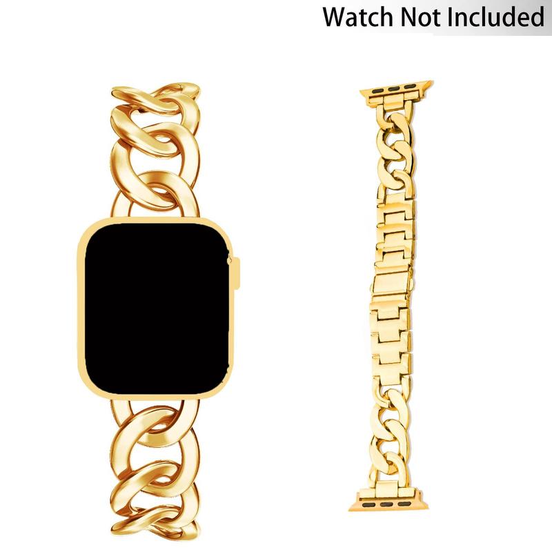 Fashion Smart Watch Band (Band Only), Decorative Watch Band for Women, Replacement Watch Band for iWatch Series 9 8 7 6 SE 5 4