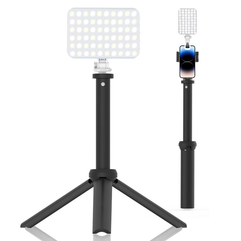 Selfie Light with Tripod & Phone Clip, Rechargeable LED Fill Light Set, Professional Camera Accessories for Selfies, Makeup, Vlog, Douk & More