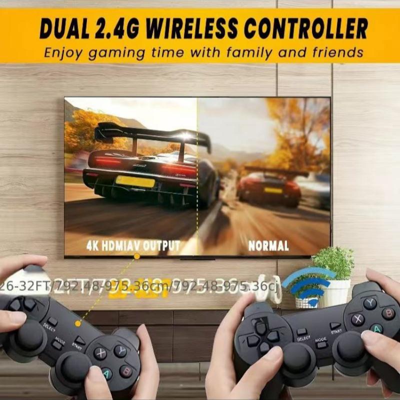 [Upgrade Came】 :tiktokshop gamersupermario family retrogames,Retro Game Stick with Wireless Controllers,video game Built-in 40+Emulators, 4K hdml output,Controller,for TV Plug and Pl