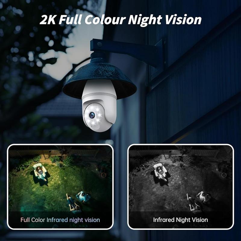 5MP Bulb Security Camera 5G& 2.4GHz WiFi, 360° 2K Security Cameras Wireless Outdoor Indoor Full Color Day and Night, Motion Detection, Audible Alarm, Easy Installation security camera