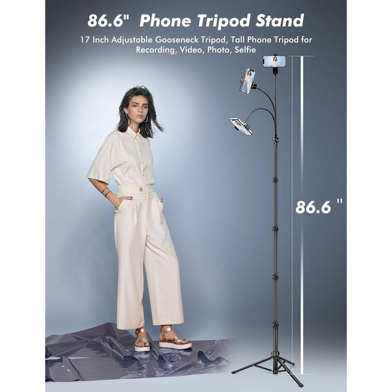 Phone Tripod Stand, Selfie Stick Tripod, 86.6