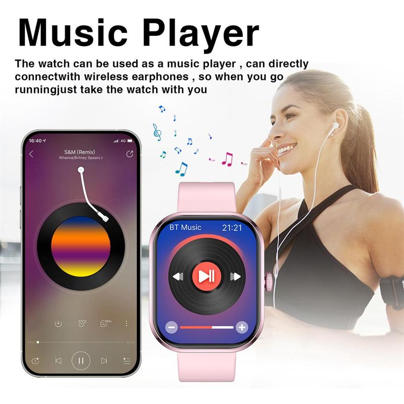 Multifunctional Smart Watch, Fashionable Digital Watch with Multi-Sport Modes & Phone Call, Sports Watch for Women & Men