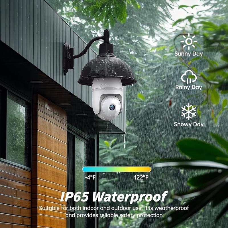 5MP Bulb Security Camera 5G& 2.4GHz WiFi, 360° 2K Security Cameras Wireless Outdoor Indoor Full Color Day and Night, Motion Detection, Audible Alarm, Easy Installation security camera