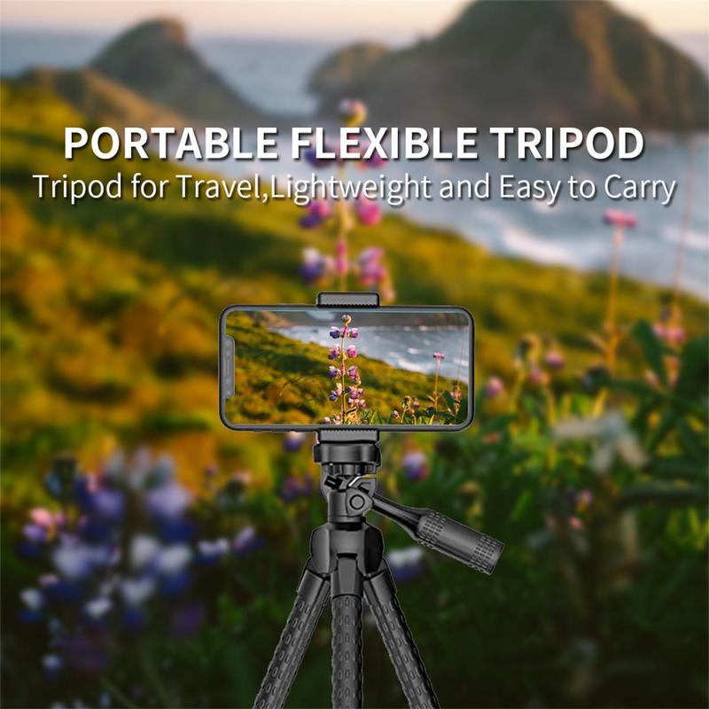 [Free! ship] Camera Stand Octopus Mini Tripod Portable Flexible Digital Desktop Phone Selfie Stick Mounting Tripod Holder with Hidden Phone Holder for iPhone, Selfie Accessories with Wireless Remote Cellphone Smartphone