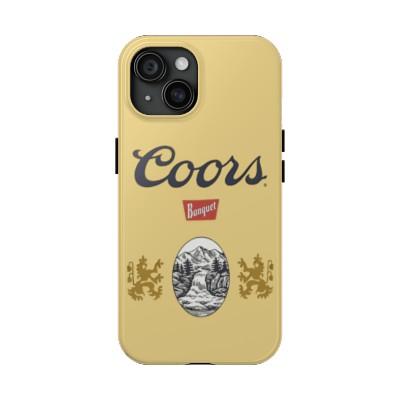 Coors Cowboy Phone Case, Coors Banquet Rodeo Cowboy, Country Western, Coors Beer Phone Case For iPhone 15, 14, 13, 12, 11, 8 X, Mini, Pro Max, Pro, Plus, Unique Phone Case