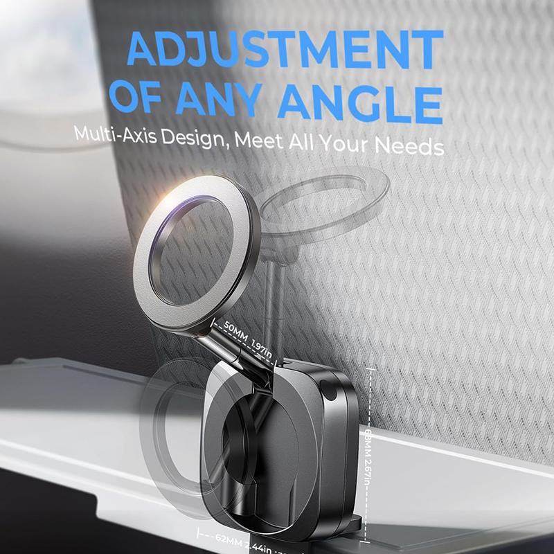 COMFMET MagSafe Airplane Phone Holder: Ultimate Travel Companion for Effortless Hands-Free Use, Universally Compatible with iPhone - Essential Accessory for Any Flight, Ideal Gift for Avid Travelers,360° Versatility Flexible Viewing,thoughtful gifts