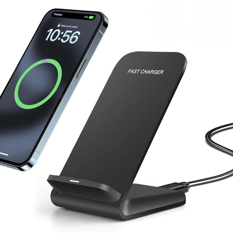 FDGAO 20W Fast Charger Wireless Charging Station Mobile Phone Charger Holder for Apple iPhone 16 15 14 13 12 11 X Samsung Huawei Xiaomi and ALL Wireless-Standard Smartphones