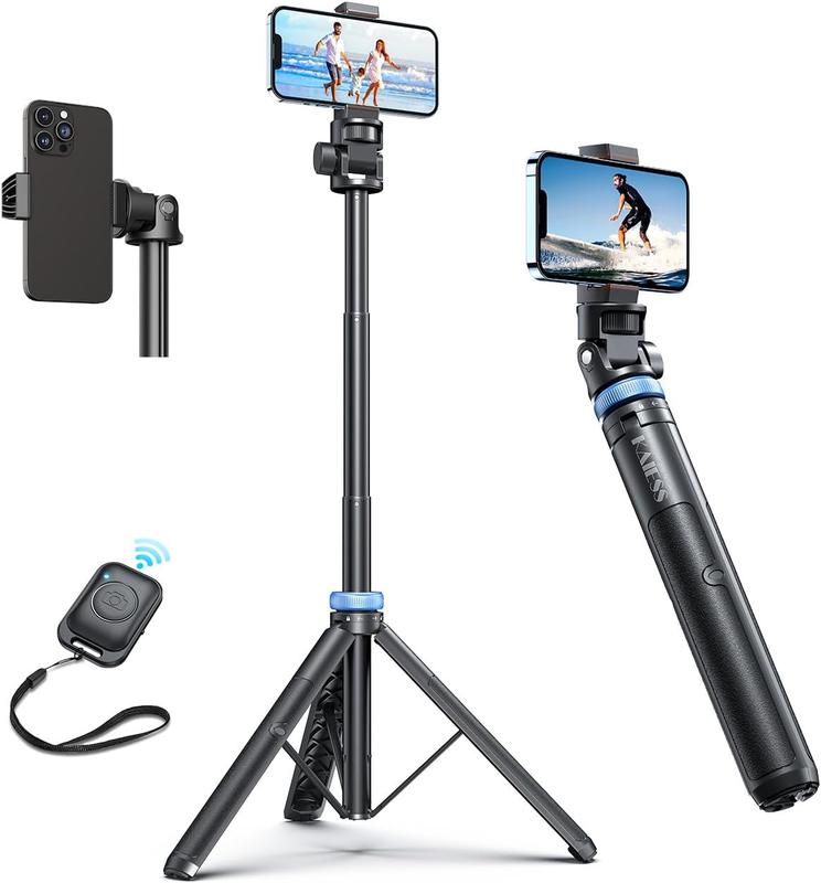 [Limited Time-Deal]    Extendable Selfie Stick Tripod for iPhone and Android with Remote - Cellphone, Smartphone