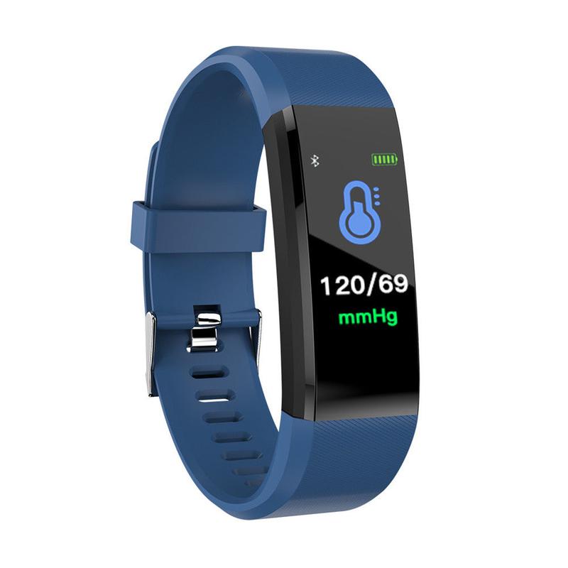 Unisex Smart Bracelet Wristband Watch Blood Pressure Oxygen Heart Rate Fitness Tracker