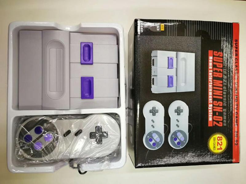 SNES Game Classic Built in 821 Mini Edition - WTH HDMI INPUT-TV Game Cable Console