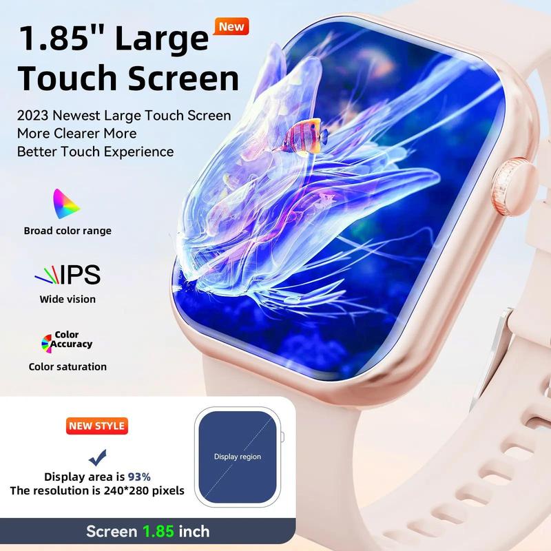 Multifunctional Smart Watch, 1 Count Fashionable Digital Watch with Answer Make Calls 100 + Sports Modes, Waterproof Sports Watch for Women & Men