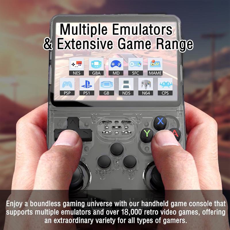 NEW RELEASE R36S Portable Retro Gaming Console for Anytime, Anywhere, Game Room Gadgets, 3.5 Inch iPS Screen Retro Gaming Console, Rechargeable Handheld Gaming Device with 16000+ Games and 20+ Emulators new  game