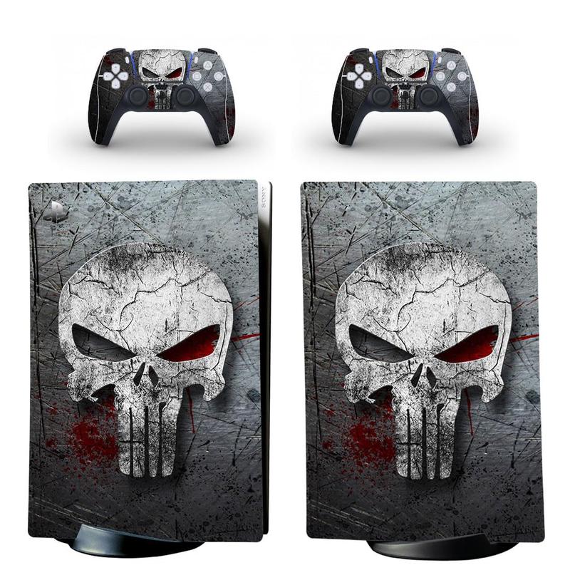 Full-Body Vinyl Skin Decal Wrap for PS5 Digital Edition Console - Includes Two Free Controller Stickers - PS5 Digital Accessories - Gaming Console Protection